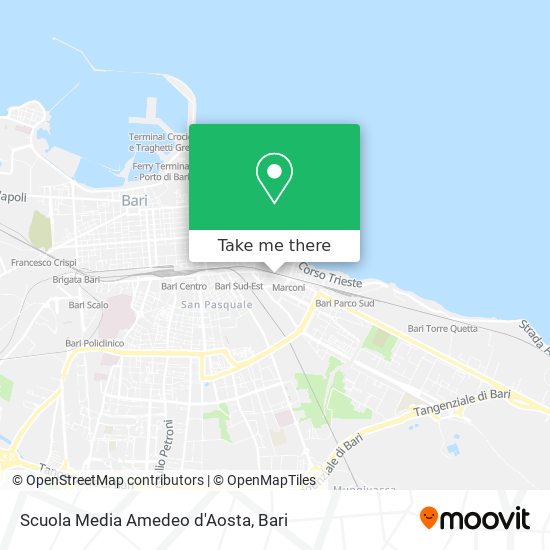 Scuola Media Amedeo d'Aosta map