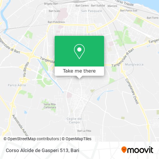 Corso Alcide de Gasperi 513 map