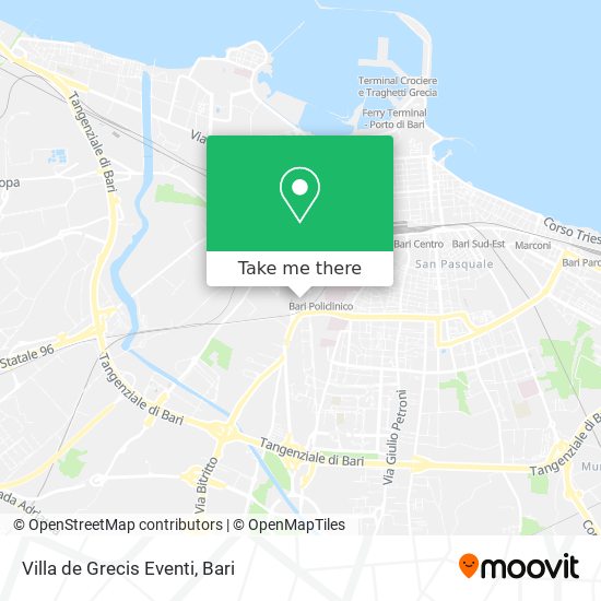 Villa de Grecis Eventi map