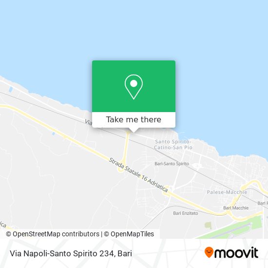 Via Napoli-Santo Spirito 234 map