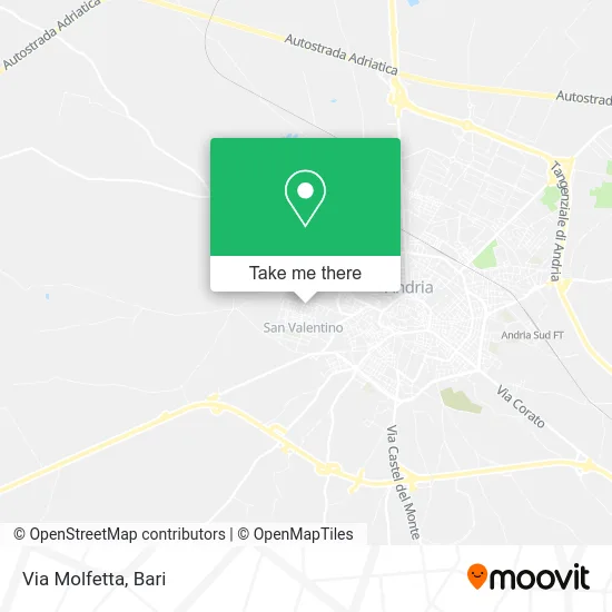 Molfetta Street map