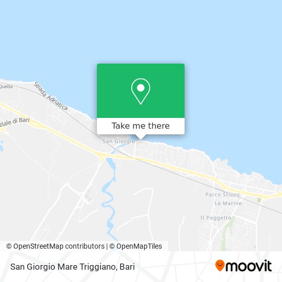 San Giorgio Mare Triggiano map