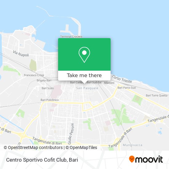 Centro Sportivo Cofit Club map
