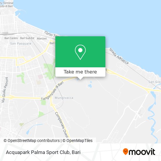 Acquapark Palma Sport Club map