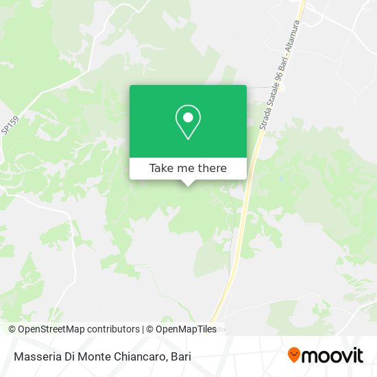 Masseria Di Monte Chiancaro map