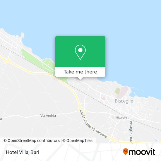 Hotel Villa map