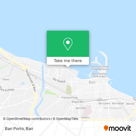 Bari Porto map