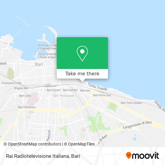 Rai Radiotelevisione Italiana map