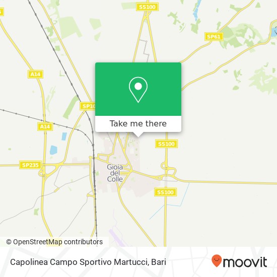 Capolinea Campo Sportivo Martucci map