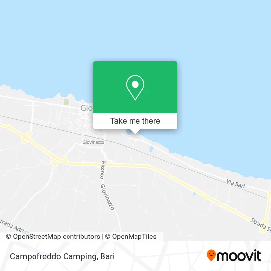 Campofreddo Camping map