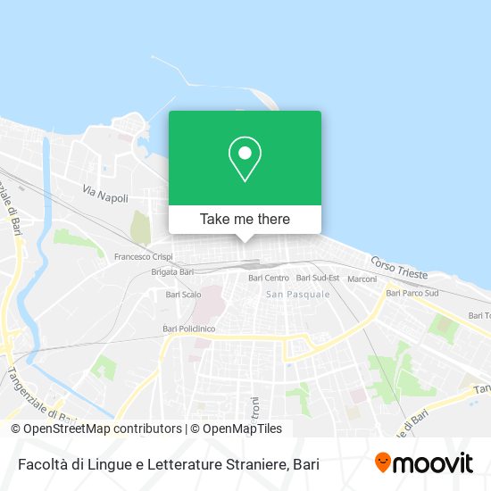 Facoltà di Lingue e Letterature Straniere map