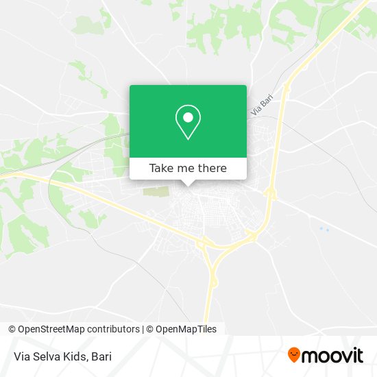 Via Selva Kids map