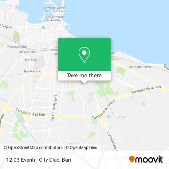 12.03 Eventi - City Club map