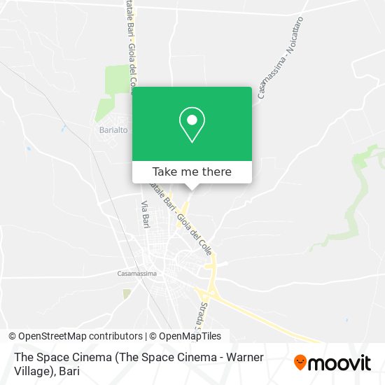 The Space Cinema (The Space Cinema - Warner Village) map