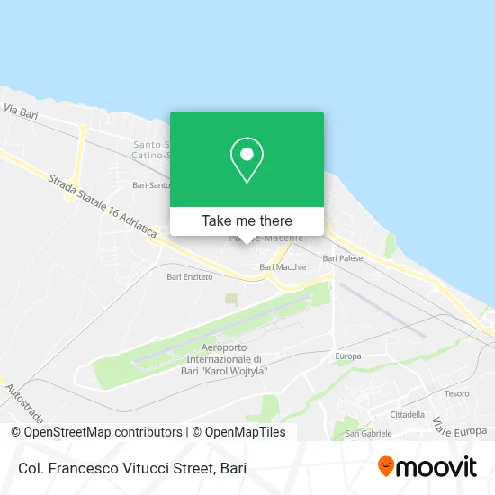Col. Francesco Vitucci Street map