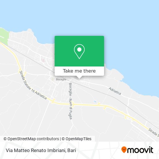 Via Matteo Renato Imbriani map