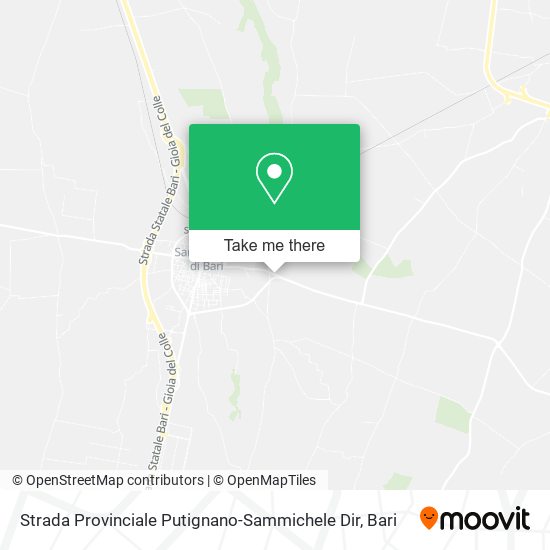 Strada Provinciale Putignano-Sammichele Dir map