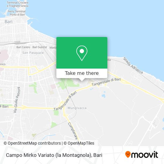 Campo Mirko Variato (la Montagnola) map