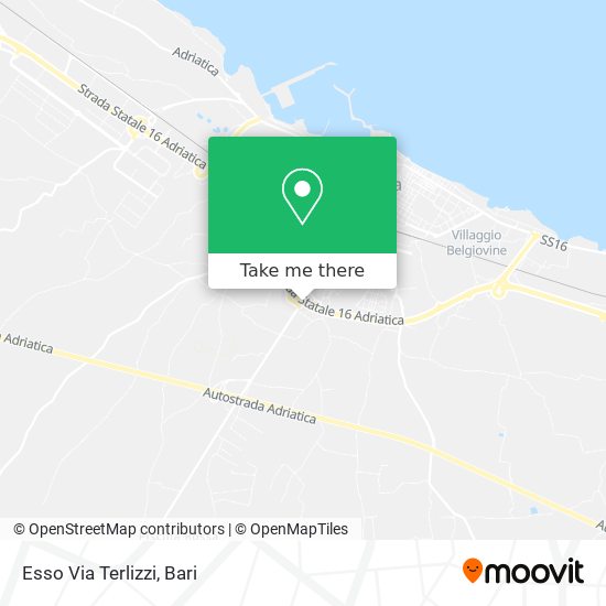 Esso Via Terlizzi map