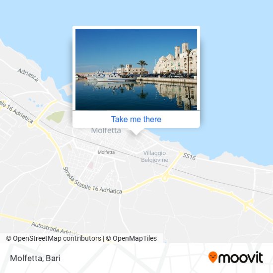 Molfetta map