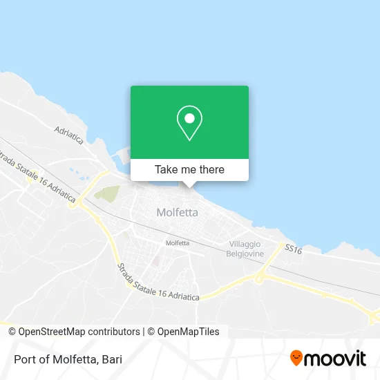 Port of Molfetta map