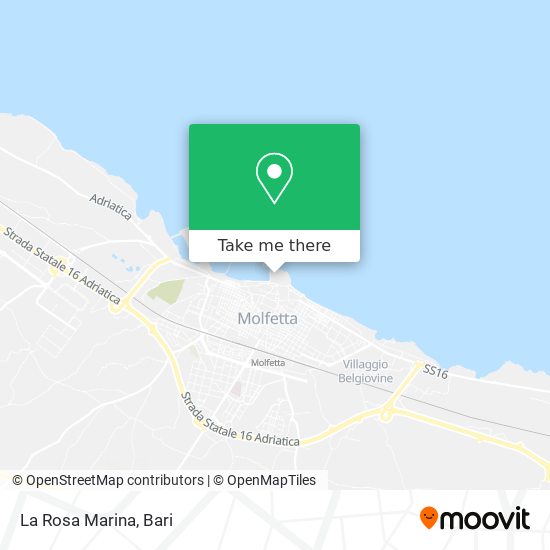 La Rosa Marina map
