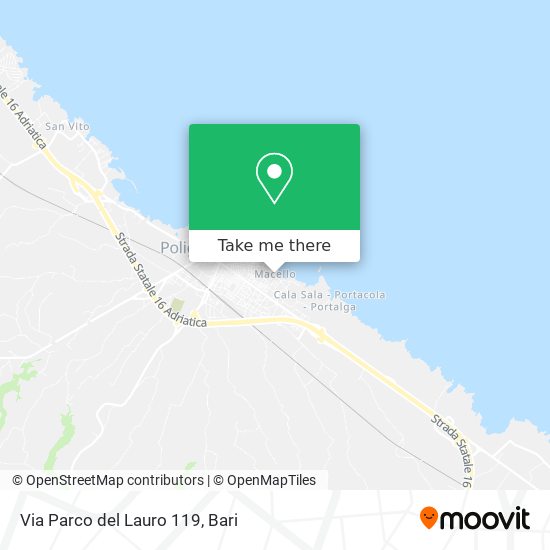 Via Parco del Lauro  119 map