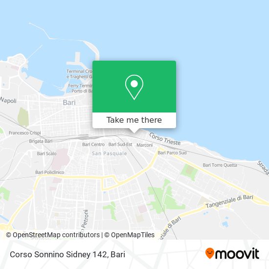 Corso Sonnino Sidney  142 map