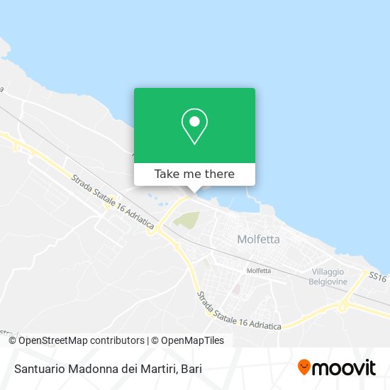 Santuario Madonna dei Martiri map