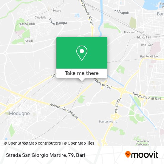 Strada San Giorgio Martire, 79 map