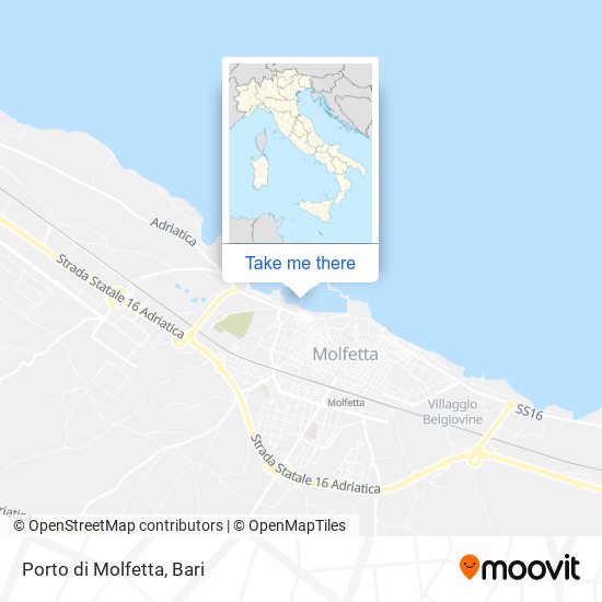 Porto di Molfetta map