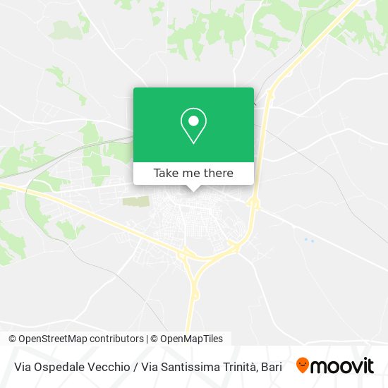 Via Ospedale Vecchio / Via Santissima Trinità map