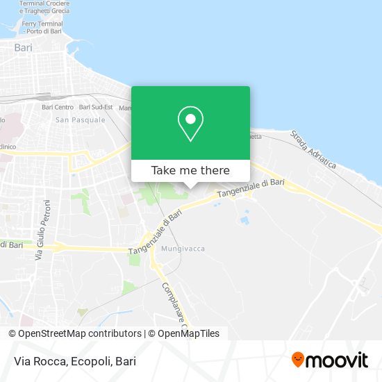 Via Rocca, Ecopoli map