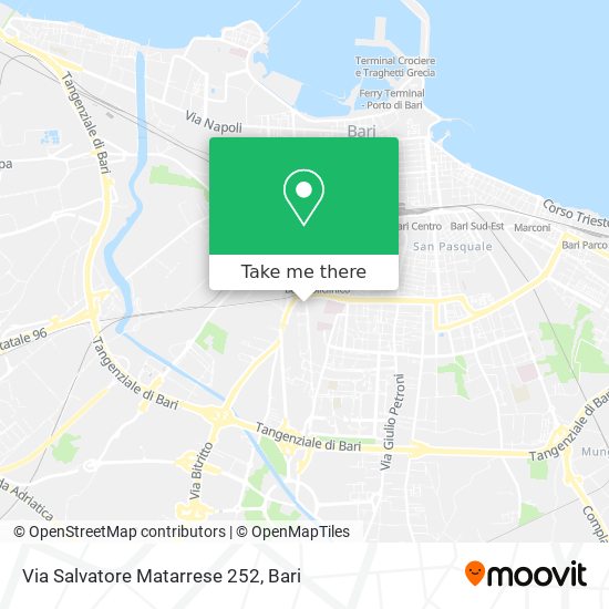 Via Salvatore Matarrese 252 map