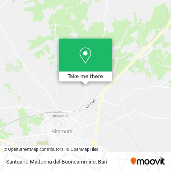 Santuario Madonna del Buoncammino map