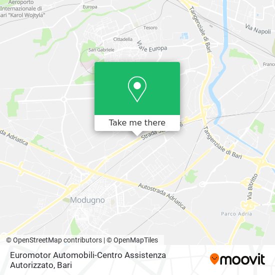 Euromotor Automobili-Centro Assistenza Autorizzato map