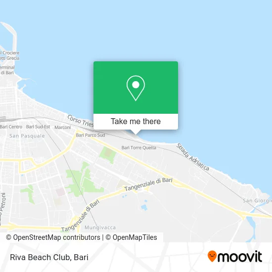 Riva Beach Club map