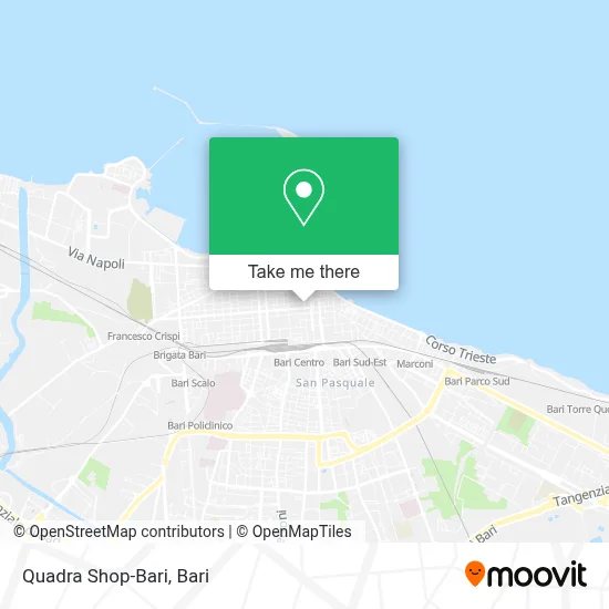 Quadra Shop-Bari map