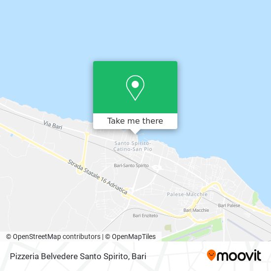 Pizzeria Belvedere Santo Spirito map