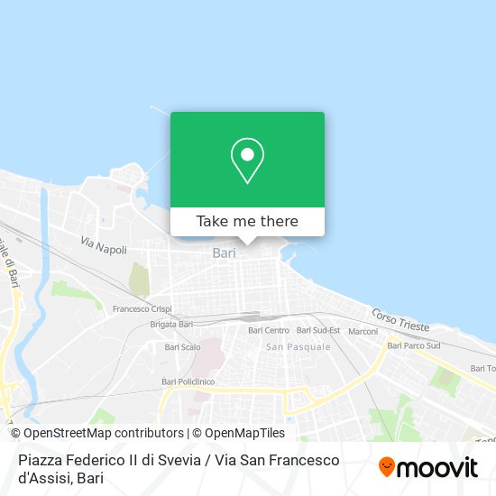 Piazza Federico II di Svevia / Via San Francesco d'Assisi map