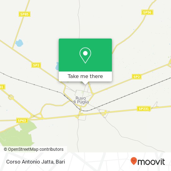 Corso Antonio Jatta map