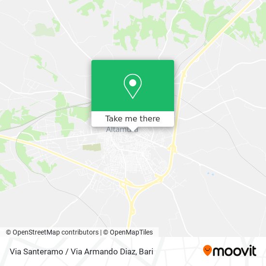 Via Santeramo / Via Armando Diaz map