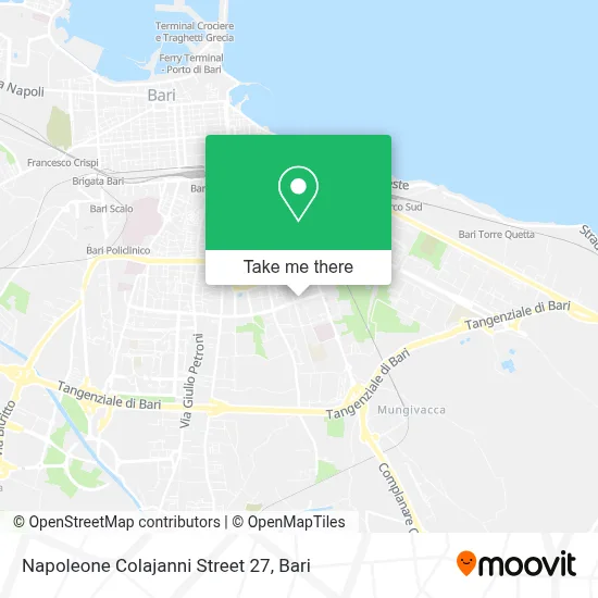 Napoleone Colajanni Street 27 map