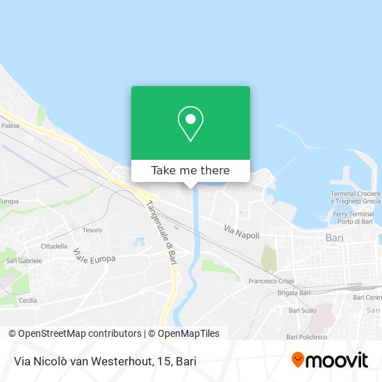 Via Nicolò van Westerhout, 15 map