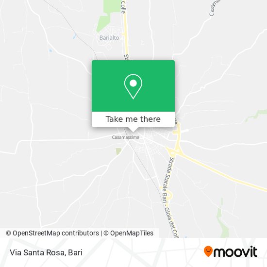 Via Santa Rosa map