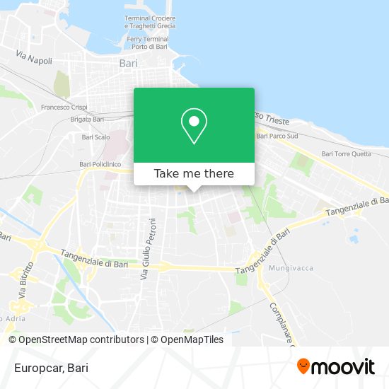 Europcar map