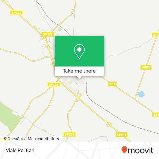 Viale Po map