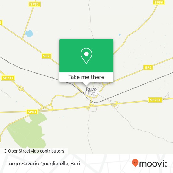 Largo Saverio Quagliarella map