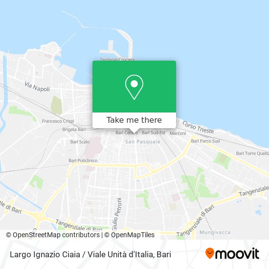 Largo Ignazio Ciaia / Viale Unità d'Italia map