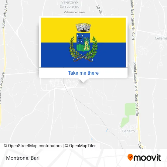 Montrone map